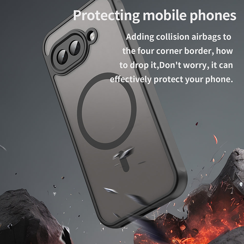 MagSafe pouzdro pro Google Pixel 9a, Techsuit, HaloFrost II, černé