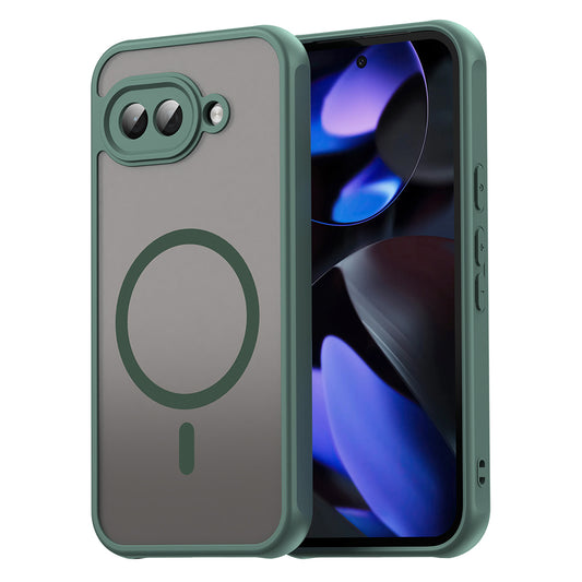 MagSafe pouzdro pro Google Pixel 9a, Techsuit, HaloFrost II, Zelené
