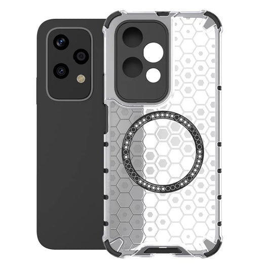 MagSafe pouzdro pro Honor 200 Lite, Techsuit, HoneyComb Shield, bílé