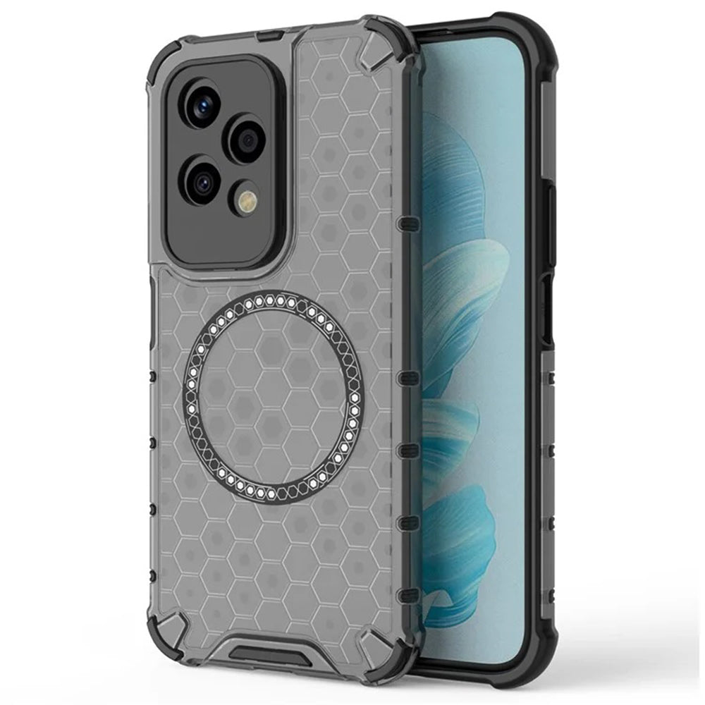 MagSafe pouzdro pro Honor 200 Lite, Techsuit, HoneyComb Shield, černé