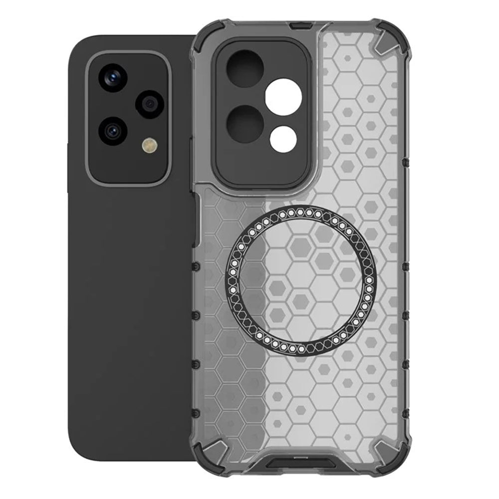 MagSafe pouzdro pro Honor 200 Lite, Techsuit, HoneyComb Shield, černé