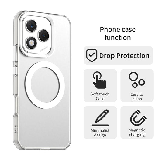 MagSafe pouzdro pro Honor 400 Lite, Techsuit, CandyCase, bílé