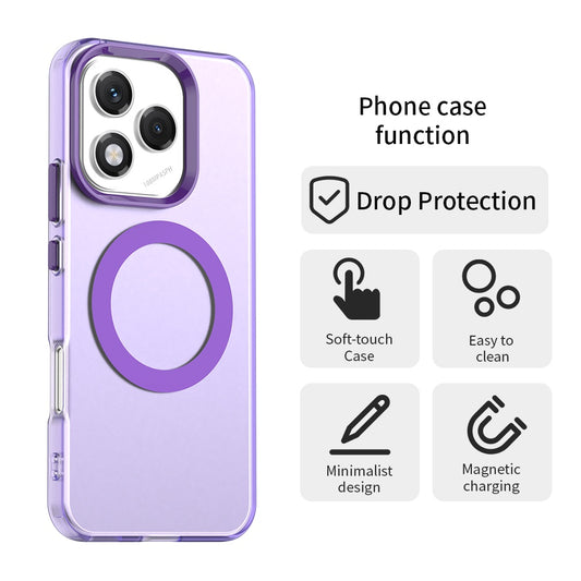 MagSafe pouzdro pro Honor 400 Lite, Techsuit, CandyCase, fialové