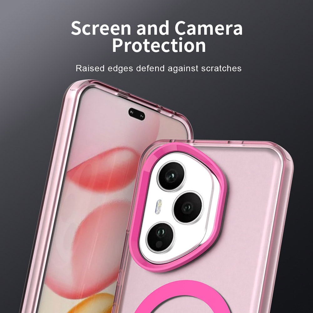 MagSafe pouzdro pro Honor 400 Pro, Techsuit, CandyCase, Růžová