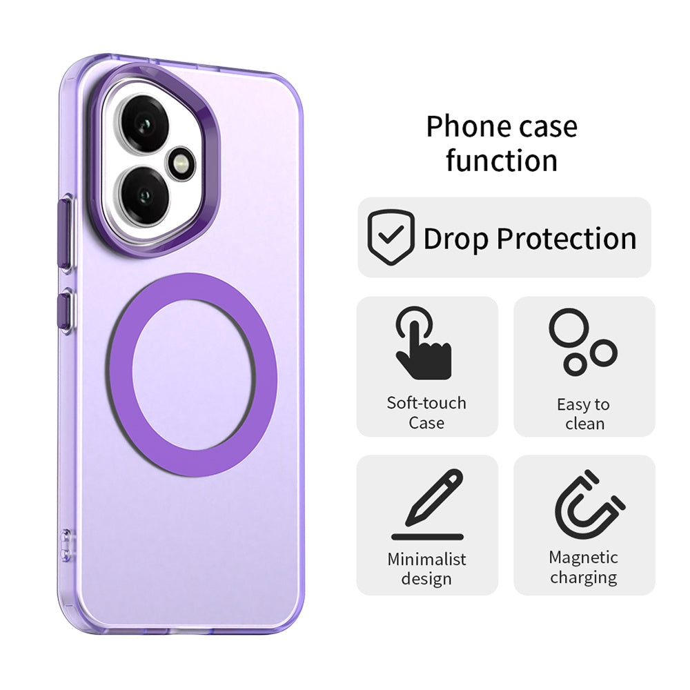 MagSafe pouzdro pro Honor 400, Techsuit, CandyCase, fialové