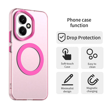 MagSafe pouzdro pro Honor 400, Techsuit, CandyCase, Růžová