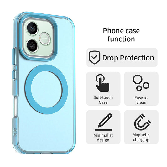 MagSafe pouzdro pro Honor 600 Lite, Techsuit, CandyCase, Modrá