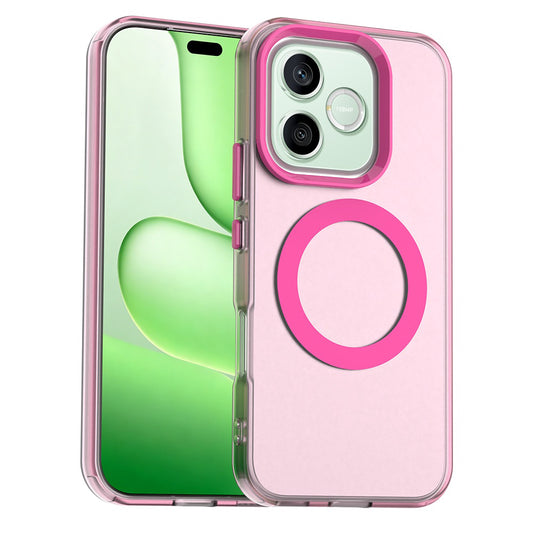 MagSafe pouzdro pro Honor 600 Lite, Techsuit, CandyCase, růžové