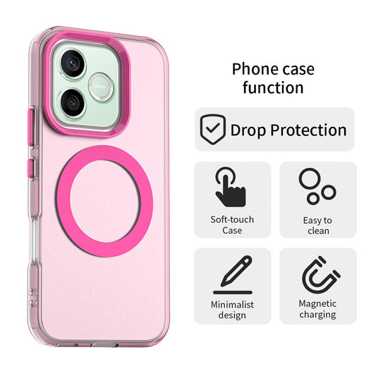 MagSafe pouzdro pro Honor 600 Lite, Techsuit, CandyCase, růžové