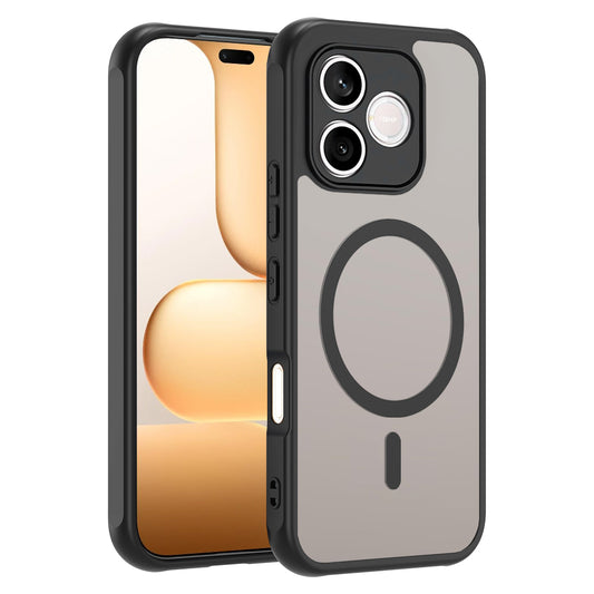 Pouzdro MagSafe pro Honor 600 Lite, Techsuit, HaloFrost II, Černá