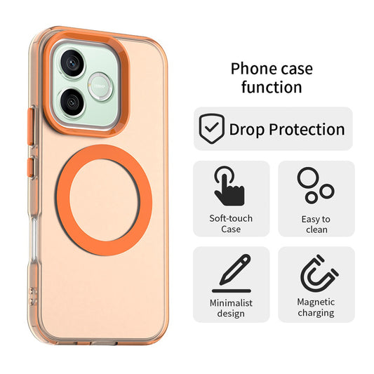 MagSafe pouzdro pro Honor 600 Pro / 600, Techsuit, CandyCase, Oranžové