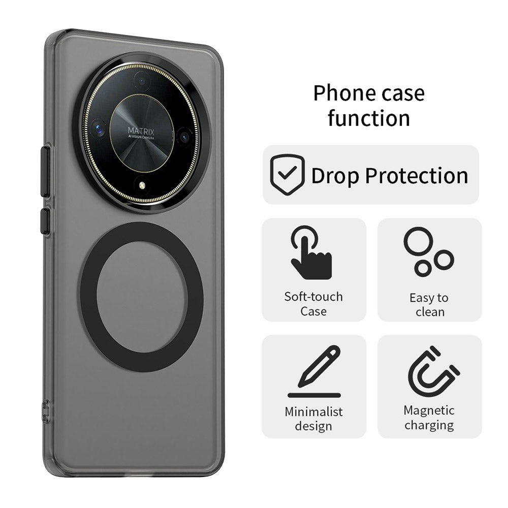MagSafe pouzdro pro Honor Magic6 Lite, Techsuit, CandyCase, černé
