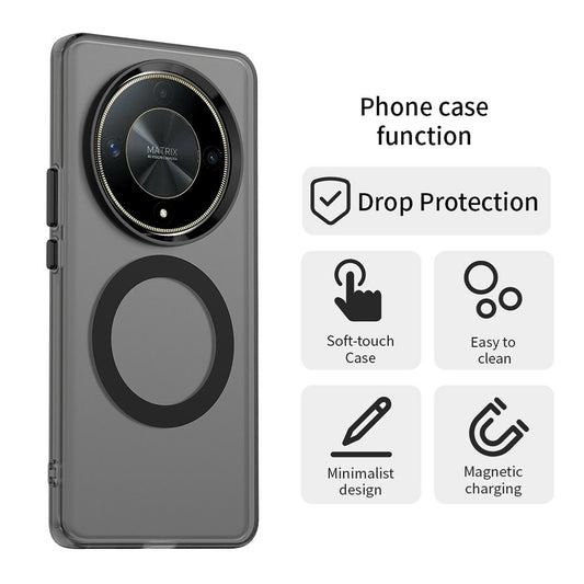 MagSafe pouzdro pro Honor Magic6 Lite, Techsuit, CandyCase, černé
