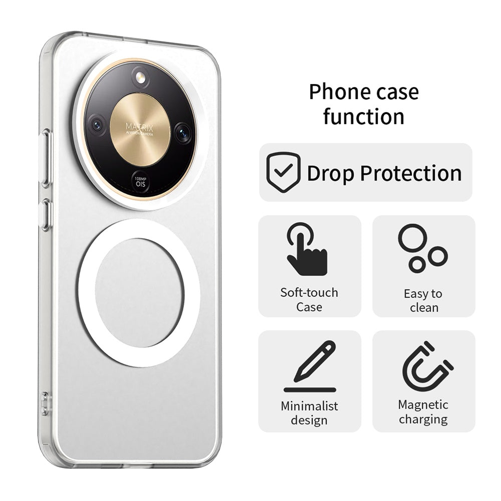 Pouzdro MagSafe pro Honor Magic8 Lite, Techsuit, CandyCase, Bílá