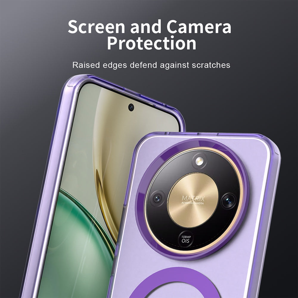 Pouzdro MagSafe pro Honor Magic8 Lite, Techsuit, CandyCase, Fialové