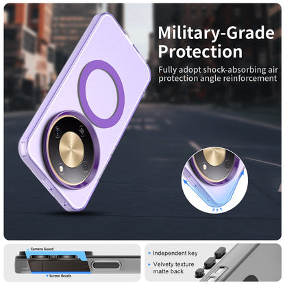 Pouzdro MagSafe pro Honor Magic8 Lite, Techsuit, CandyCase, Fialové