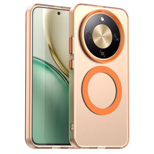 Pouzdro MagSafe pro Honor Magic8 Lite, Techsuit, CandyCase, Oranžové