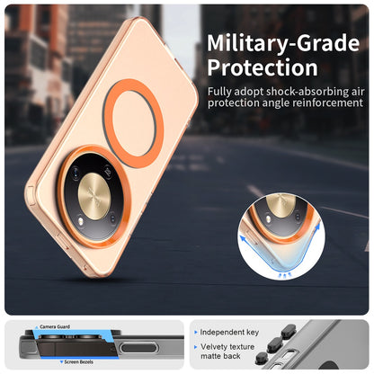 Pouzdro MagSafe pro Honor Magic8 Lite, Techsuit, CandyCase, Oranžové