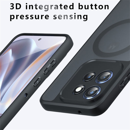 Pouzdro MagSafe pro Motorola Edge 60 Neo / Edge 50 Neo / ThinkPhone 25, Techsuit, PureFrost, Saténově černé