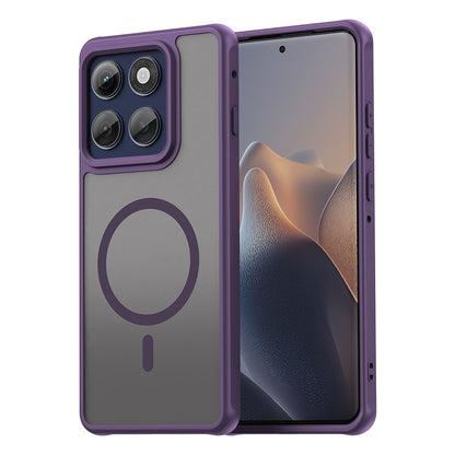 MagSafe Case for Motorola Edge 60 Pro, Techsuit, HaloFrost II (Big Lens Hole), Purple