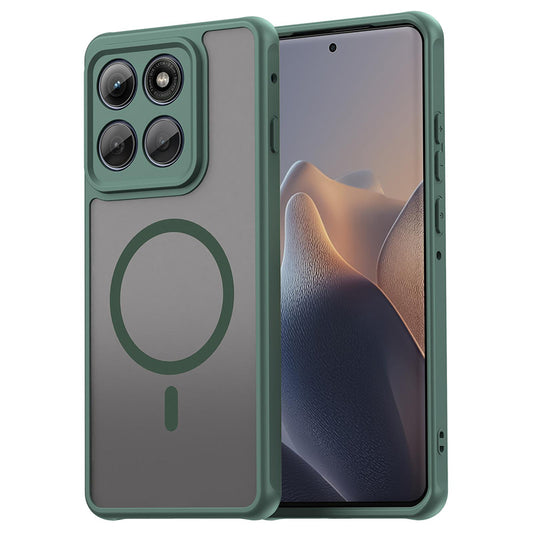 Pouzdro MagSafe pro Motorola Edge 60 Pro, Techsuit, HaloFrost II, Zelená