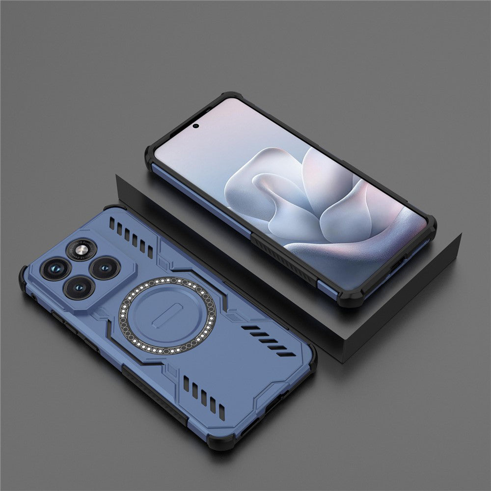 Pouzdro MagSafe pro Motorola Edge 70 Fusion, Techsuit, ArmorMag, Modrá