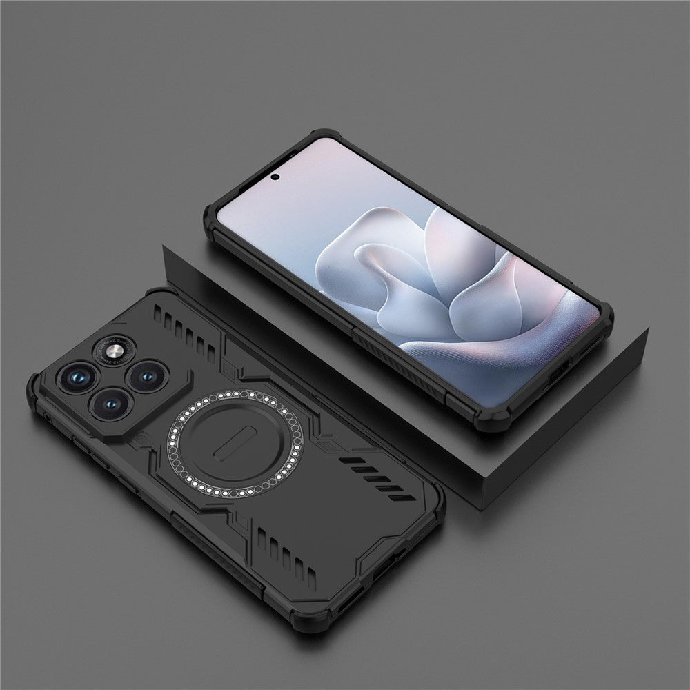 Pouzdro MagSafe pro Motorola Edge 70 Fusion, Techsuit, ArmorMag, Černá