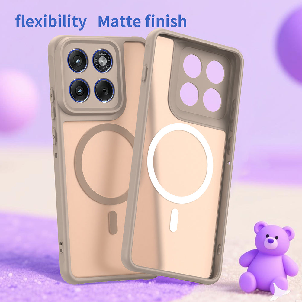 MagSafe Case for Motorola Edge 70, Techsuit, HaloFrost II, Gold