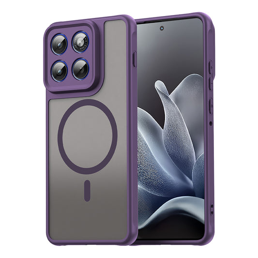 Pouzdro MagSafe pro Motorola Edge 70, Techsuit, HaloFrost II, Fialová