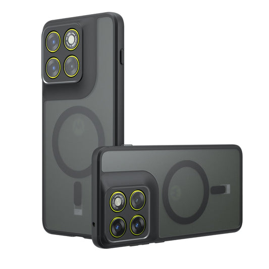 Pouzdro MagSafe pro Motorola Edge 70, Techsuit, PureFrost, Saténově černé