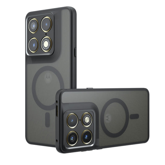 Pouzdro MagSafe pro Motorola Edge 70 Ultra / Signature, Techsuit, PureFrost, Saténově černé