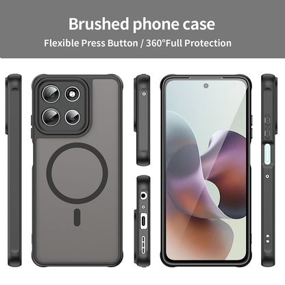 MagSafe pouzdro pro Motorola Moto G56, Techsuit, HaloFrost II, černé