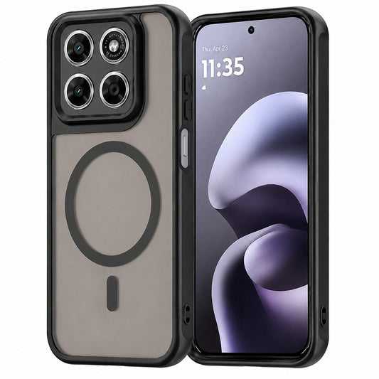 MagSafe pouzdro pro Motorola Moto G87 / G77 / G67, Techsuit, HaloFrost II, černé