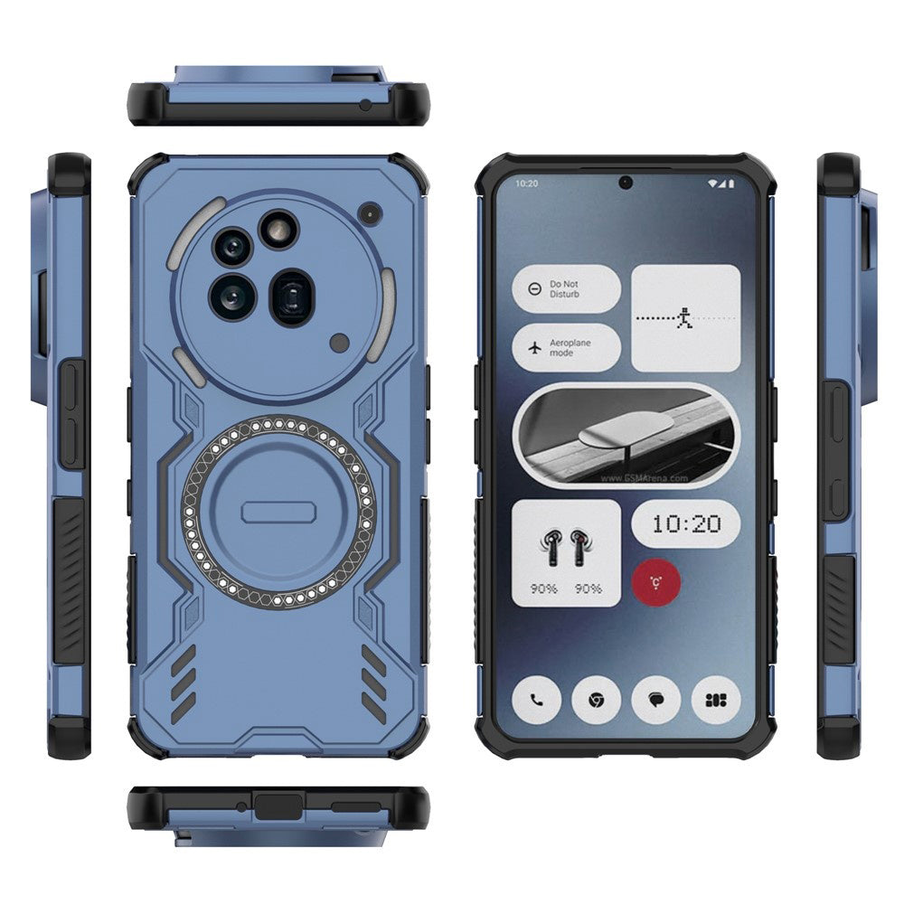MagSafe pouzdro pro Nothing Phone (3a) Pro, Techsuit, ArmorMag, modré