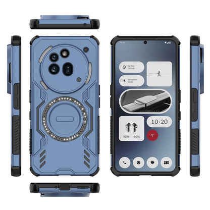 MagSafe pouzdro pro Nothing Phone (3a) Pro, Techsuit, ArmorMag, modré