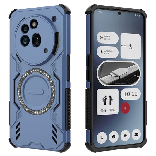 MagSafe pouzdro pro Nothing Phone (3a) Pro, Techsuit, ArmorMag, modré