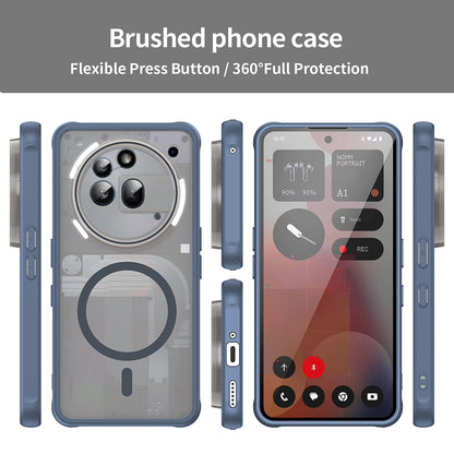 MagSafe pouzdro pro Nothing Phone (3a) Pro, Techsuit, HaloFrost II, Tmavě modrá