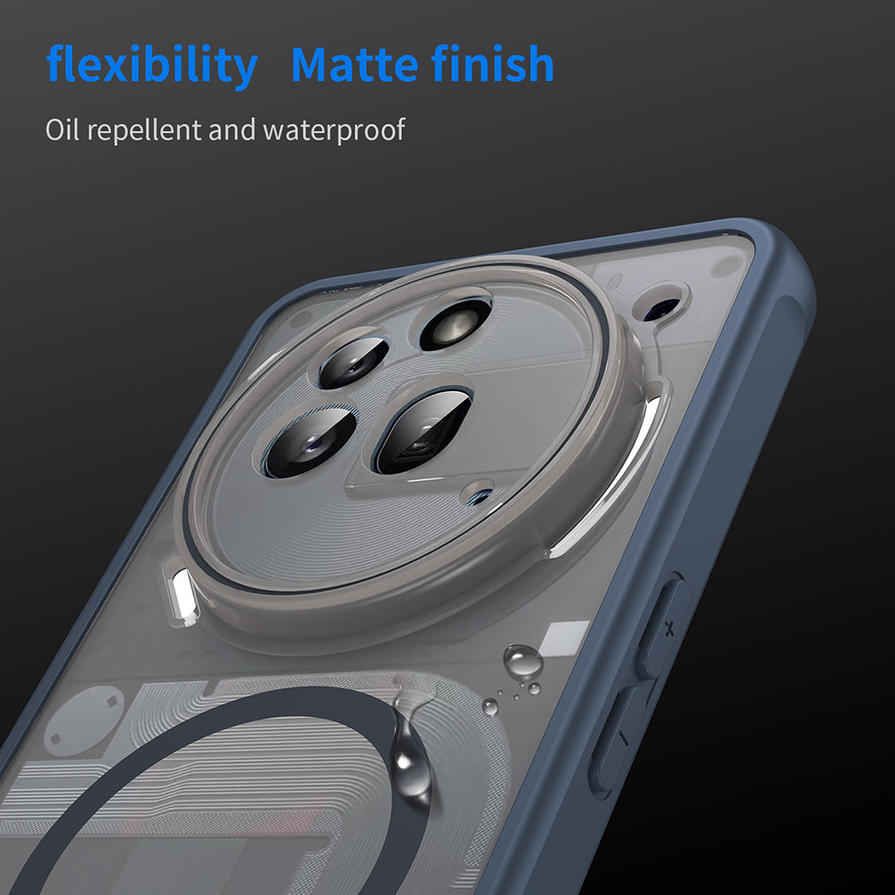 MagSafe pouzdro pro Nothing Phone (3a) Pro, Techsuit, HaloFrost II, Tmavě modrá