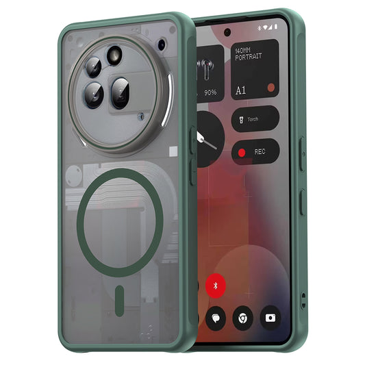 MagSafe pouzdro pro Nothing Phone (3a) Pro, Techsuit, HaloFrost II, Zelené