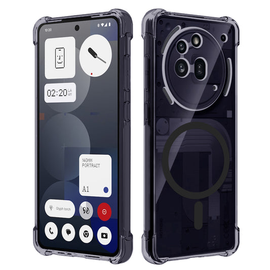 MagSafe pouzdro pro Nothing Phone (3a) Pro, Techsuit, nárazuvzdorné průhledné, kouřové