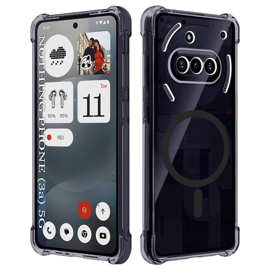MagSafe pouzdro pro Nothing Phone (3a), Techsuit, nárazuvzdorné průhledné, kouřové