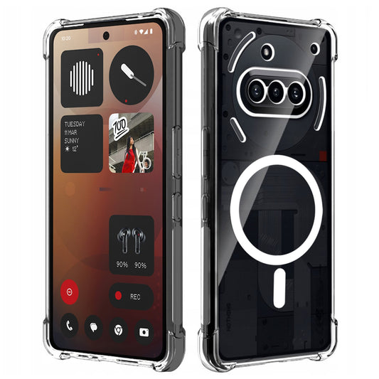MagSafe pouzdro pro Nothing Phone (3a), Techsuit, nárazuvzdorné, průhledné