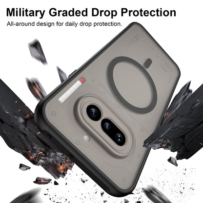 Pouzdro MagSafe pro Nothing Phone (4a) Pro, Techsuit, HaloFrost II, Černá