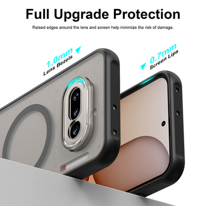 Pouzdro MagSafe pro Nothing Phone (4a) Pro, Techsuit, HaloFrost II, Černá