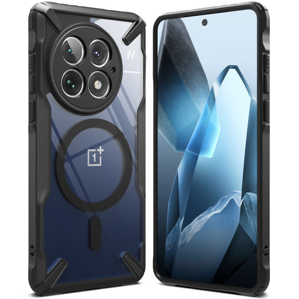 Pouzdro MagSafe pro OnePlus 13, Ringke, Fusion X, Černá