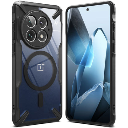 Pouzdro MagSafe pro OnePlus 13, Ringke, Fusion X, Černá