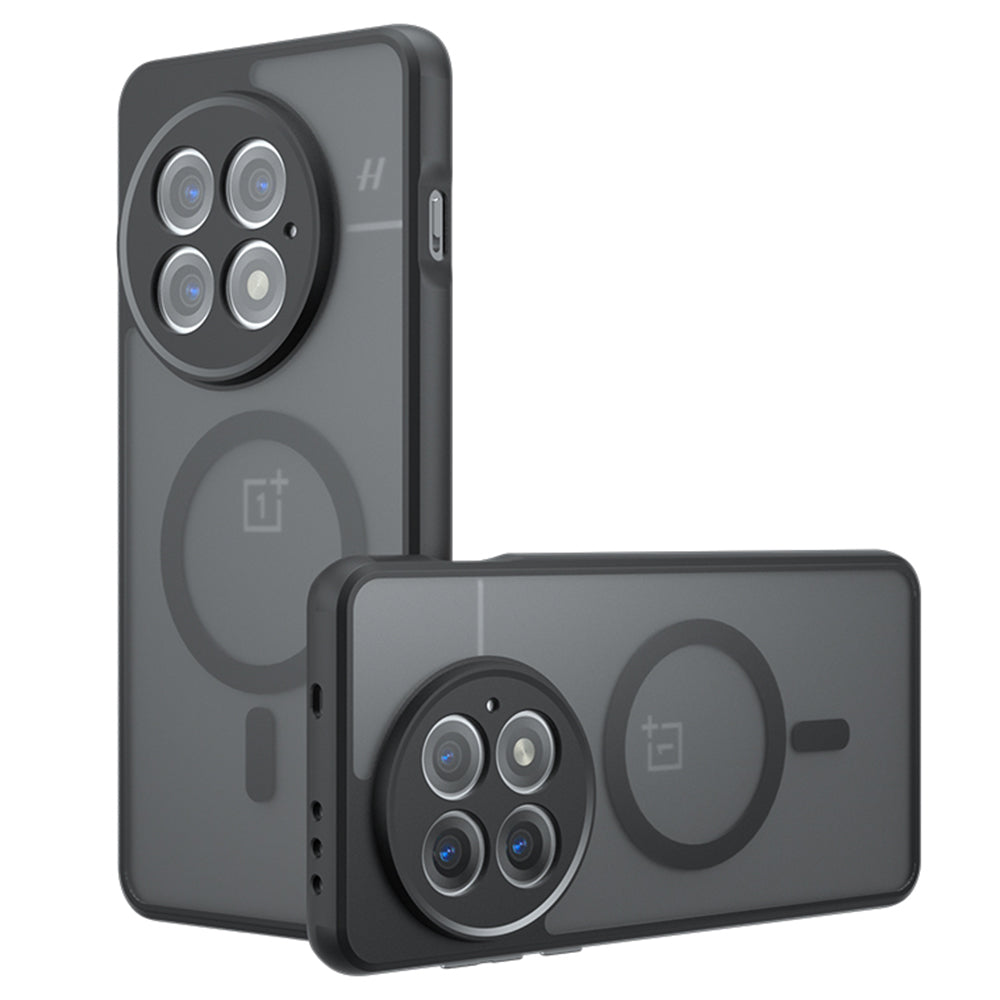 MagSafe pouzdro pro OnePlus 13, Techsuit, PureFrost, Černá saténová