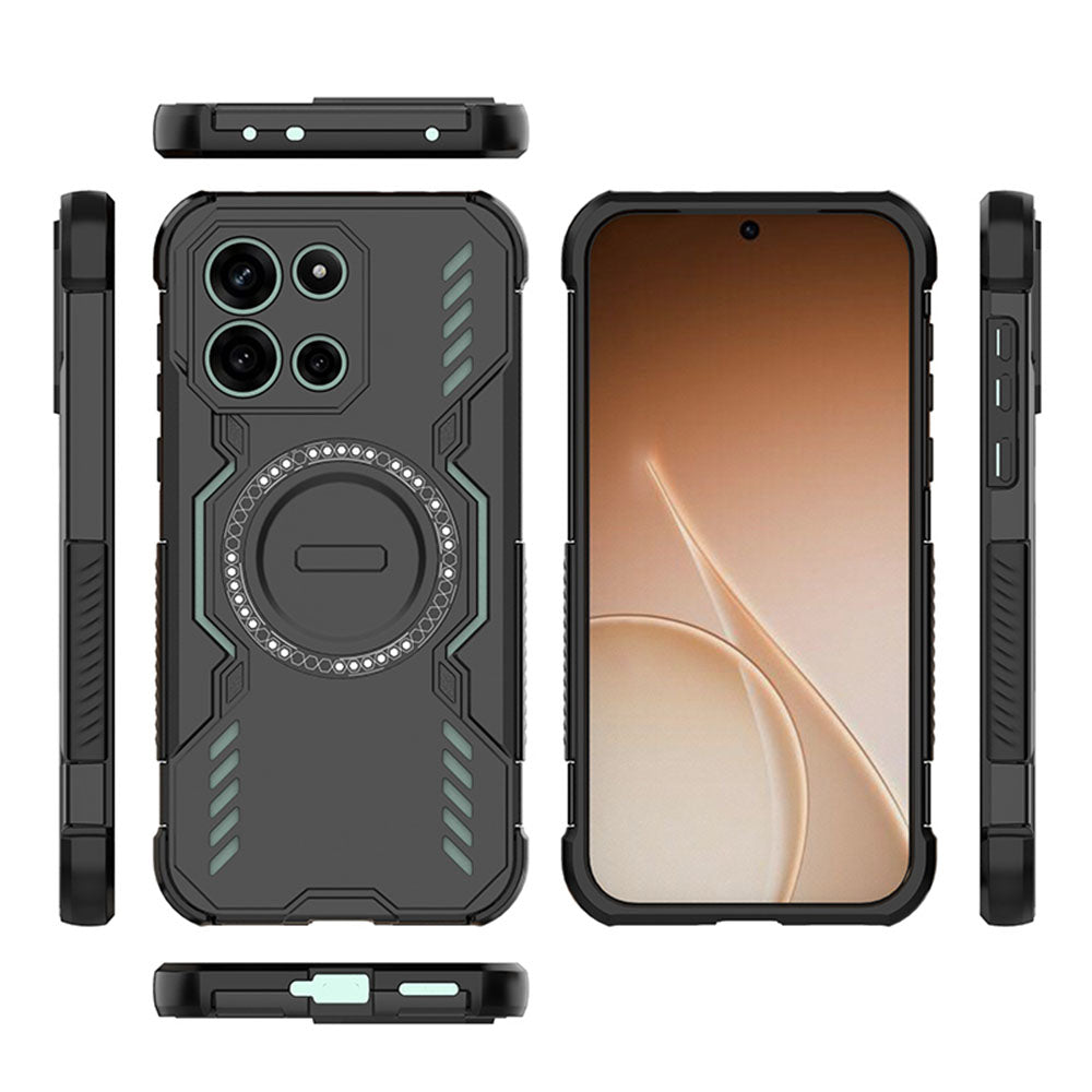 MagSafe pouzdro pro OnePlus Nord 6, Techsuit, ArmorMag, černé