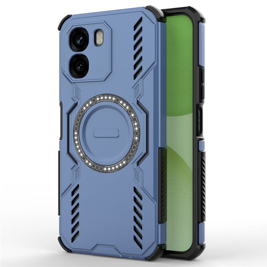 Pouzdro MagSafe pro Oppo A6 4G, Techsuit, ArmorMag, Modrá