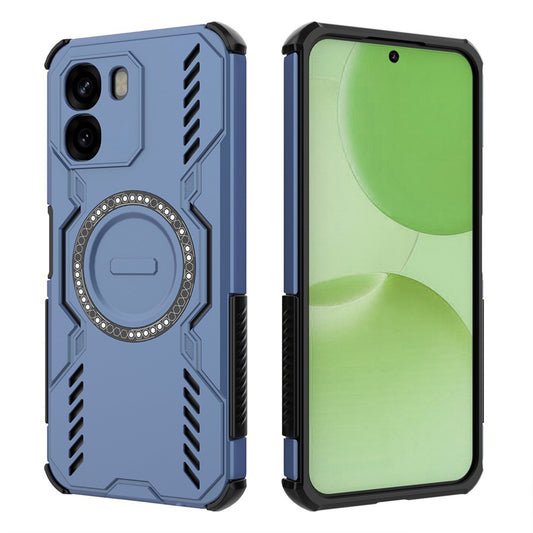 Pouzdro MagSafe pro Oppo A6 4G, Techsuit, ArmorMag, Modrá